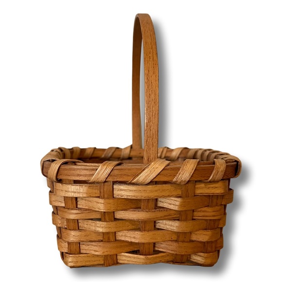 Split Oak Basket Handmade in USA - Picture 3 of 6